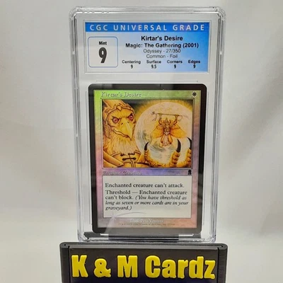 MTG - Odyssey - Kirtar's Desire - Foil - Graded - CGC 9 - Image 1 of 4