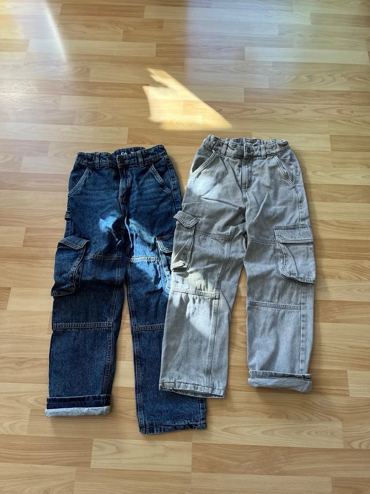 Hosen/Jeans Marke C&A, 2 Stück, Lang, Gefüttert, Größe 146 - Bild 1 von 1