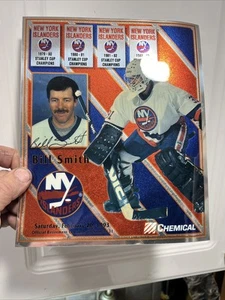 New York Islanders offizielle Ruhestandszeremonie Bill Smith 8 x 10 Chrom - Bild 1 von 6