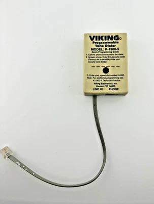 Marcador de tono táctil Viking K-1900-5 Hot-Line - Unidad programable - Caja abierta Foto 1 de 3