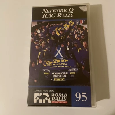 1995 Network Q RAC Rally   World Rally Championship VERY RARE VHS VIDEO - Image 1 of 3