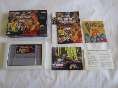 Super Wrestlemania (SNES) Super Nintendo CIB Complete 1992 LJN + Poster RARE - Image 1 of 4