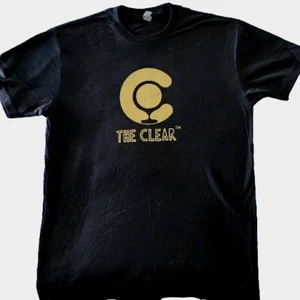 New Medium The Clear Cannabis Brand Tshirt Unisex Soft Fabric With Gold Accents - Picture 1 of 5