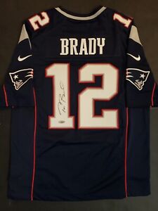 Tom Brady Autographed New England Patriots Nike Jersey (Tristar COA and Holo)