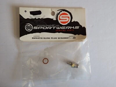 SPORTWERKS - GLOW PLUG WITH GASKET: .05 - Model# SWK4210 - Image 1 of 3