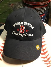 Boston Red Sox MLB 2007 World Series Champions Navy Blue Adjustable TE Cap Hat B