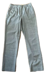 DKNY Essentials Damen Hose Größe 8 gerades Bein Stretch flache Vorderseite Wollmischung - Bild 1 von 5