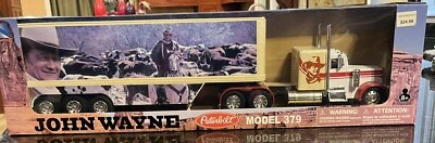 John Wayne Collectable: PETERBILT MODEL 379 SCALE 1/32 RED BY NEWRAY USA - Image 1 of 4