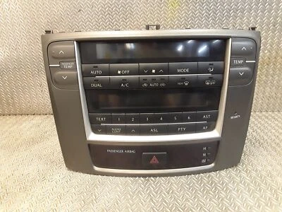 Lexus IS Radio Head Unit Climate Control Panel is Mk2 05-13 OEM 55412-53050 - Image 1 of 4