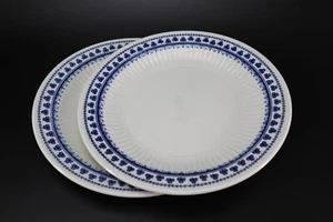 Adams Brentwood BROTTELLER English Ironstone 2er Set blaue Kleeblätter Vintage - Bild 1 von 7