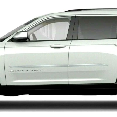 For: Jeep Grand Cherokee L 2021-2025 Painted Body Side Moldings #FE7-CHER-L-21 Foto 1 de 4
