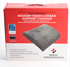 Medic Therapeutics Memory Foam Lumbar Support Cushion W/cooling gel Tech.