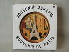 Suvenir de Paris ceramic plate Tour Eiffel- Notre Dame- Sagrecoeur