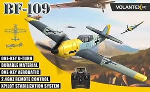 2.4G RC Airplane 4CH BF-109 400mm Wingspan 6-Axis Gyro Aerobatic Glider Model - Picture 1 of 12