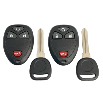 Chevrolet Silverado 2010 2011 2012 2 controles remotos electrónicos OEM + llaves astilladas OUC 421 Foto 1 de 4