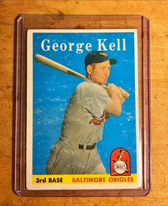 1958 TOPPS GEORGE KELL #40 LOW SERIES ORIOLES EX - Picture 1 of 2