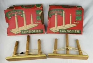 RARE Antique Vintage Noma Candolier Christmas Window Candle Lights Original Box - Picture 1 of 11