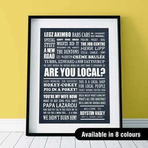 THE LEAGUE OF GENTLEMEN Typografie-Druck (in 8 Farben erhältlich) - Bild 1 von 34