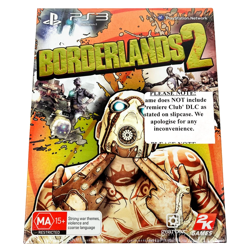 Borderlands 2 SlipCover Edition PS3 Sony PlayStation 3 (2012) Reg 4 New & Sealed - Image 1 of 4