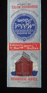 1930s? Hermosa habitación con espejo buffet Newhouse Hotel Cafetería Salt Lake City UT - Imagen 1 de 2