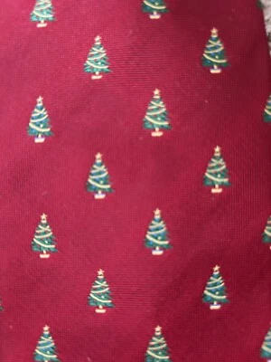 Галстук мужской American Greetings красный с рождественскими елками зимний праздник - Изображение 1 из 3