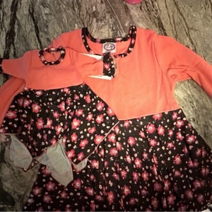 Toddler and Baby Doll Matching Outfits - Picture 1 of 5