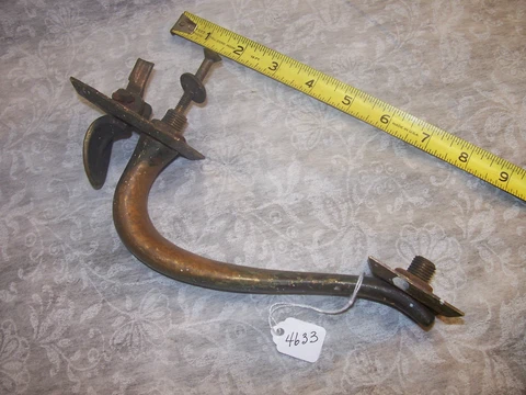 Solid Brass Door Pull, Vintage 9" Long, 1 Lb. 7 oz. Brass (Nice for Restoration) Cover