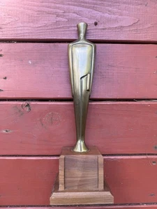 Vintage 1960s 1970s Awards MCM Trophy Art Deco Bust Mid Century Lane - Picture 1 of 9