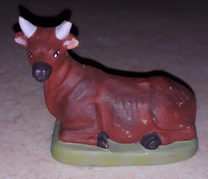 Santon Le Moulin à Huile 7cm de longueur la vache - Picture 1 of 2