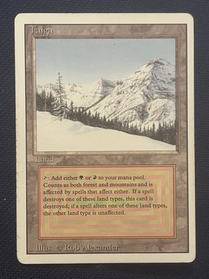 MTG 1994 taiga Revised Edition PLAYED - Image 1 of 2