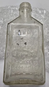 Botella de crema de miel y almendra Hinds vintage coleccionable antigua -5,5 pulgadas de alto - Imagen 1 de 5