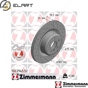 2x BRAKE DISC 150.2945.52 FOR BMW X5/F15/F85/E70 X6/E71/E72/F16/F86 N63B44 4.4L - Picture 1 of 6