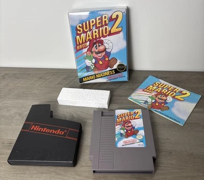 Super Mario Bros. 2 - Nintendo NES - Complete/CIB - Great Condition - Tested 💥 - Image 1 of 4