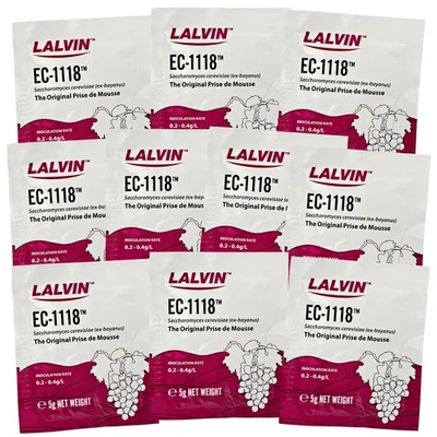 Lalvin EC-1118 Saccharomyces bayanus (10 Packs) - Image 1 of 4