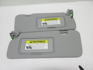 07-11 Honda CR-V Sun Visor Set Vinyl Grey Gray Driver & Passenger OEM - Picture 1 of 3