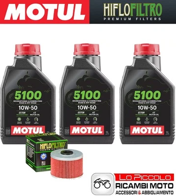 Cutting Kit 3 OIL [MOTUL] 5100 10w50 + FILTER Honda XR 650 L 2020 2021 2022 - Image 1 of 4