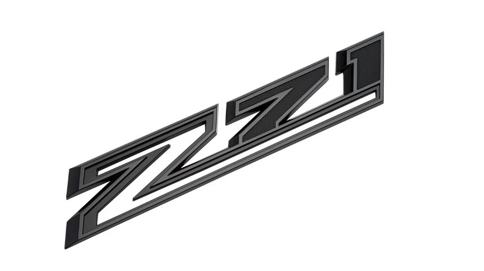 原始设备制造商通用 2020 - 2025 Silverado 2500 HD 3500 HD Z71 徽章徽章黑色 85109487 — 第 1/1 张图片