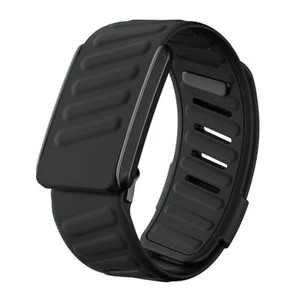 Comfort Durable Silicone Wristband Compatible with WHOOP 4.0 Band, All Black - Picture 1 of 6