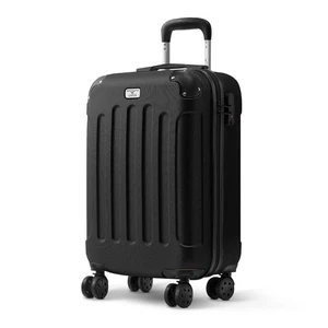 20" Cabin Suitcase CARRY ON LUGGAGE in BLACK - Picture 1 of 6