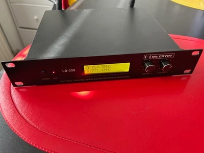 Mc Crypt LB-300 Dual Channel Microphone Wireless Receiver - Bild 1 von 4