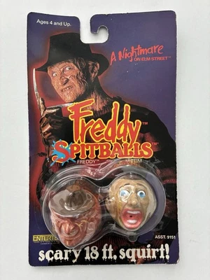 1989 Sealed EnterTech Freddy Spitballs NIGHMARE ON ELM STREET Freddy and Victim - Imagem 1 de 4