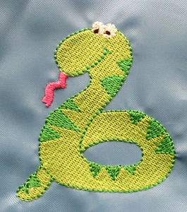 Personalised Snake Gym/Tote/School/PE/Toy Drawstring Bag - Picture 1 of 1