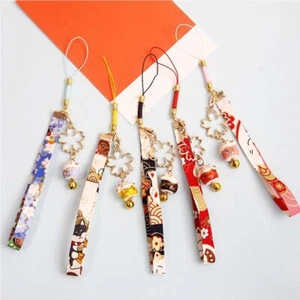 Ceramics Cloth Car Key Ring Women Key Chain Lucky Cat Japanese Style Pendant - Zdjęcie 1 z 17
