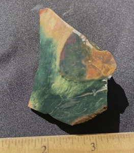 CARRISITE PORCELAIN JASPER AA RARE COLORFUL END SLAB 1.7 OUNCES 48 GRAMS OREGON - Picture 1 of 6