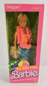 Barbie Island Fun Skipper Doll Mattel Vintage 80's #4064 NIB 1987 Free Shipping  - Picture 1 of 10