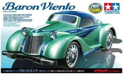 Tamiya Mini 4WD REV 1/32 No.09 Baron Biento FM-A Chassis 18709 Japan New - Image 1 of 4