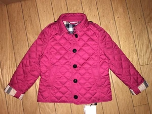 NEW Burberry Girls Ashurst Diamond Quilted Jacket, Size 5Y/ 110 cm - Picture 1 of 6