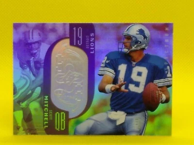 Scott Mitchell 1998 SPX Finite SPECTRUM #30 Utah Utes Detroit Lions **969/1900** - Image 1 of 2