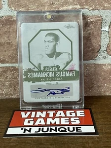 2011 Leaf Metal Autographed Antonio Silva 1 Of 1 Black Printing Plate - Bild 1 von 2