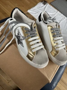 Steven Rubie Silver Star modische Damen-Sneaker Schuhe 6,5 - Bild 1 von 13